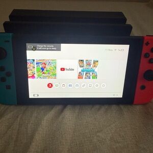 Nintendo Switch Console 5 Digitsl Games Included Plus 2  Pro Controls Included